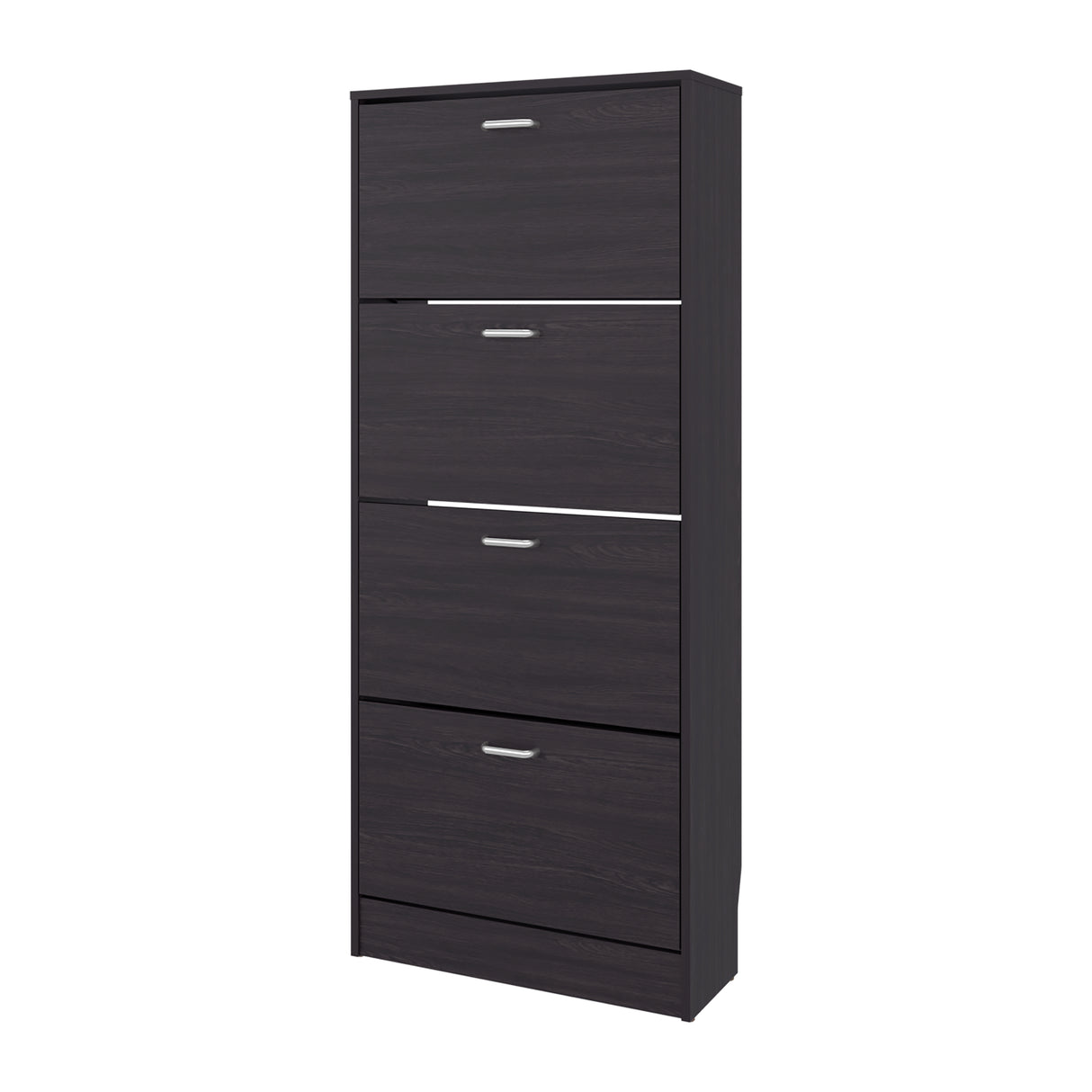 Zapatero Inola Wengue 63x175cm Vertical de Cuatro Niveles con Cuatro Puertas - ZAPATEROS | Bylmo