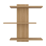 Repisa para Baños Flotante Borboleta Fresno Europeo 57.2x59.9cm con Tres Entrepaños - OTROS MUEBLES PARA BANHO | Bylmo