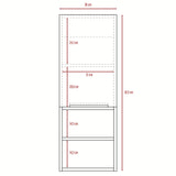 Mueble Auxiliar para Baño MIla Blanco 30x81.7cm con Dos Entrepaños - OTROS MUEBLES PARA BANHO | Bylmo