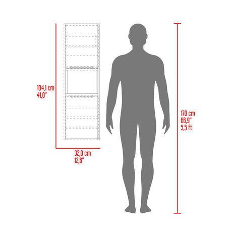 Mueble Auxiliar para Baño Kioto Bardolino 32x104.1cm con Dos Entrepaños - OTROS MUEBLES PARA BANHO | Bylmo