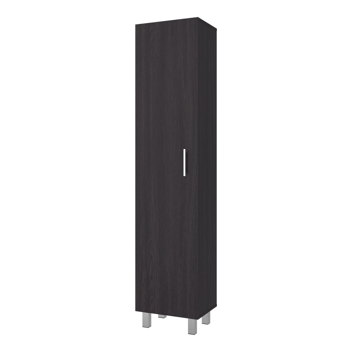 Mueble para Almacenamiento Vintro Wengue 40x180cm con Una Puerta y con Patas - MUEBLES DE ASEO Y ROPAS | Bylmo