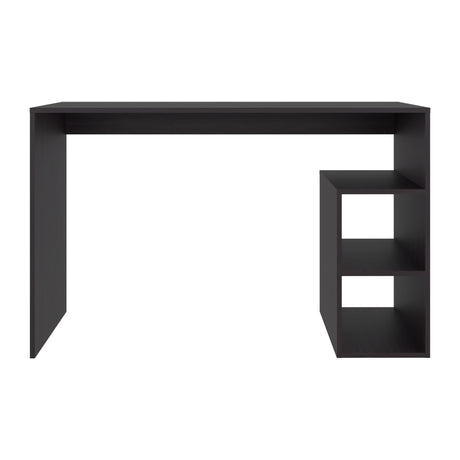 Escritorio Solid Wengue 120x75.6cm sin Cajones y con Organizador de Libros - ESCRITORIOS | Bylmo