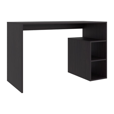Escritorio Solid Wengue 120x75.6cm sin Cajones y con Organizador de Libros - ESCRITORIOS | Bylmo