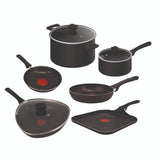 Batería de Cocina Imusa Titanium Force Negro 27.6x30.8cm Antiadherente con Tapa - OLLAS Y SARTENES | Bylmo