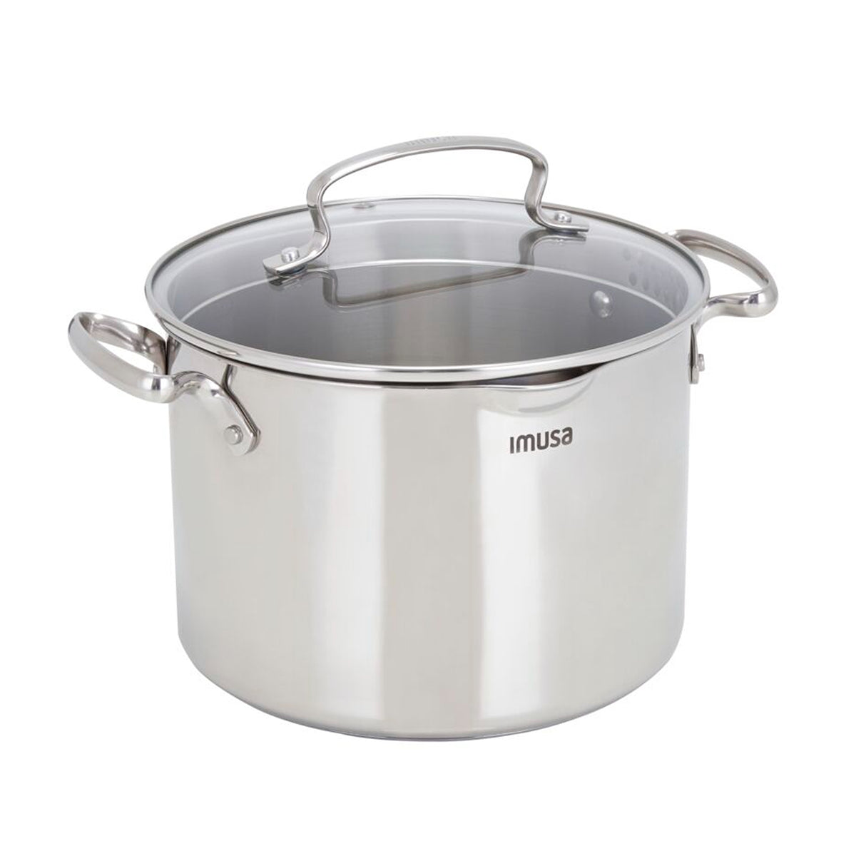 Batería de Cocina Imusa Maestro Plateado 57.6x27.8cm con Tapa - OLLAS Y SARTENES | Bylmo