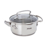 Batería de Cocina Imusa Maestro Plateado 54.6x28.8cm con Tapa - OLLAS Y SARTENES | Bylmo