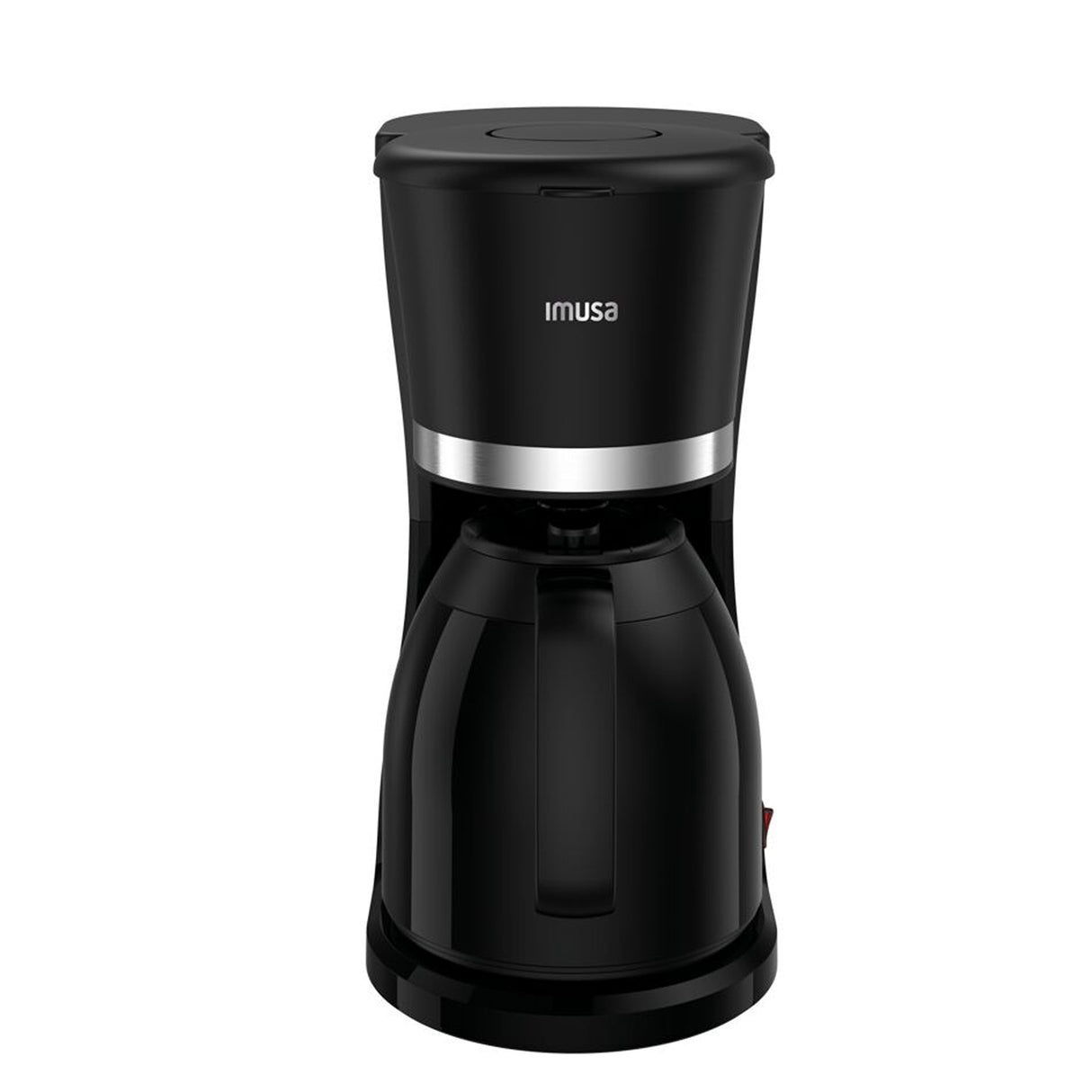 Cafetera Eléctrica Imusa Cool Negro 31x34.6cm de Goteo para 10 Tazas con Jarra Térmica - CAFETERAS ELECTRICAS | Bylmo