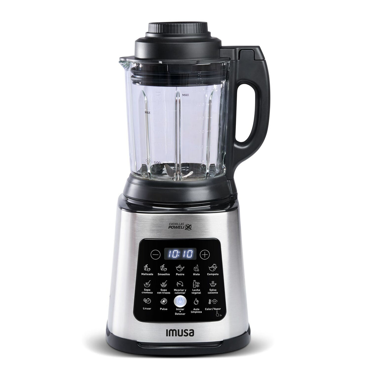 Licuadora Imusa Ultraforce Plateado 23.9x45.6cm de 2 Litros con 6 Aspas y con Pantalla Digital - LICUADORAS Y PROCESADORES | Bylmo