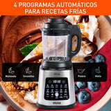 Licuadora Imusa Ultraforce Plateado 23.9x45.6cm de 2 Litros con 6 Aspas y con Pantalla Digital - LICUADORAS Y PROCESADORES | Bylmo