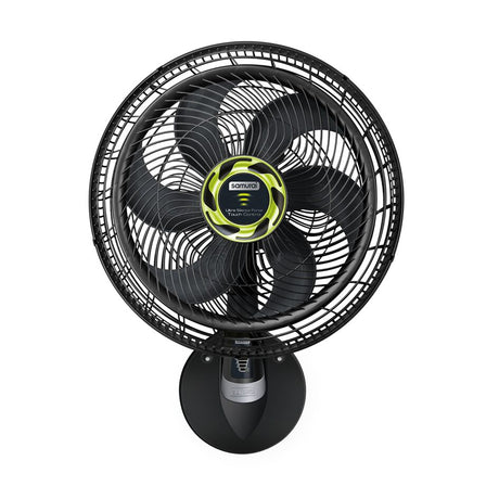 Ventilador de Pared Samurai Ultra Silence Force Negro 37.5x63cm de Cuatro Velocidades con Control Remoto y Pantalla Táctil - VENTILADORES | Bylmo