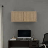 Gabinete de Oficina Office Fresno 81x33cm Rectangular Flotante