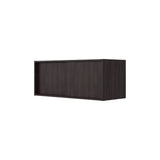Gabinete de Oficina Office Nogal 81x33cm Rectangular Flotante - BIBLIOTECAS Y ESTANTERIAS | Bylmo