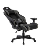 Silla Gamer Cupra Negro y Gris 54x137cm Reclinable con Soporte Lumbar y Apoya Cabezas
