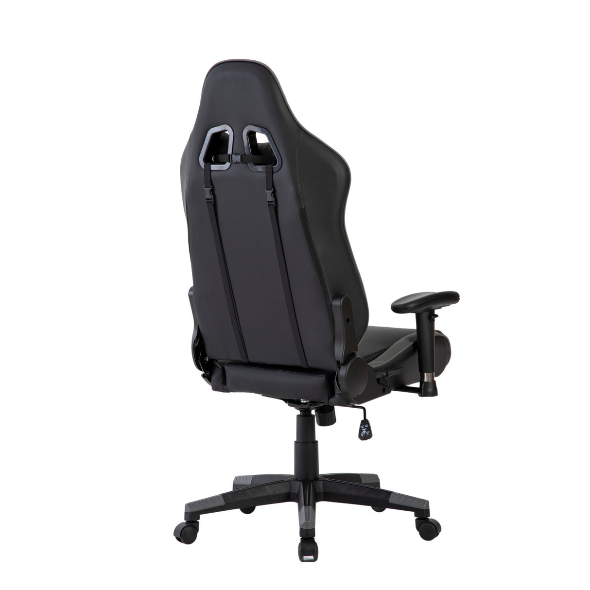 Silla Gamer Cupra Negro y Gris 54x137cm Reclinable con Soporte Lumbar y Apoya Cabezas