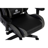 Silla Gamer Cupra Negro y Gris 54x137cm Reclinable con Soporte Lumbar y Apoya Cabezas