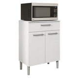 Alacena Diamante Blanco 60x86cm con Dos Puertas y con Un Cajón