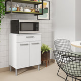 Alacena Diamante Blanco 60x86cm con Dos Puertas y con Un Cajón