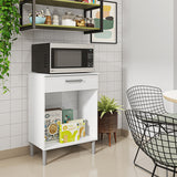 Alacena Diamante Blanco 60x86cm con Dos Puertas y con Un Cajón