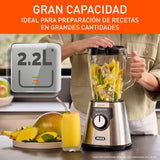 Licuadora Imusa Ultraforce Plus Plateado y Negro 18x39cm De Seis Aspas con capacidad de 2.2 Litros - LICUADORAS Y PROCESADORES | Bylmo