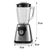 Licuadora Imusa Ultraforce Plus Plateado y Negro 18x39cm De Seis Aspas con capacidad de 2.2 Litros - LICUADORAS Y PROCESADORES | Bylmo