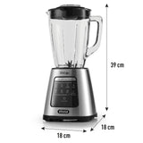 Licuadora Imusa Ultraforce Auto Plateado y Negro 18x39cm De Seis Aspas con capacidad de 2.2 Litros - LICUADORAS Y PROCESADORES | Bylmo