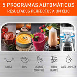 Licuadora Imusa Ultraforce Auto Plateado y Negro 18x39cm De Seis Aspas con capacidad de 2.2 Litros - LICUADORAS Y PROCESADORES | Bylmo