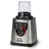 Licuadora Imusa Ultraforce 2X Plateado y Negro 21.5x40.6cm De Seis Aspas con capacidad de 2 Litros - LICUADORAS Y PROCESADORES | Bylmo