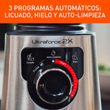 Licuadora Imusa Ultraforce 2X Plateado y Negro 21.5x40.6cm De Seis Aspas con capacidad de 2 Litros - LICUADORAS Y PROCESADORES | Bylmo