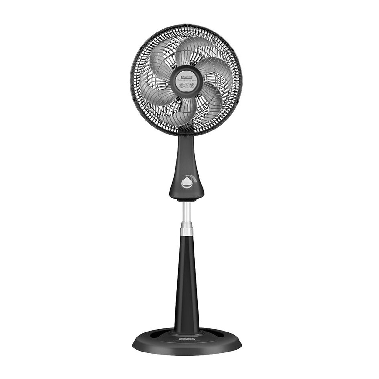 Ventilador 2 en 1 Samurai Turbo Silence Negro 40x122cm de Tres Velocidades - VENTILADORES | Bylmo