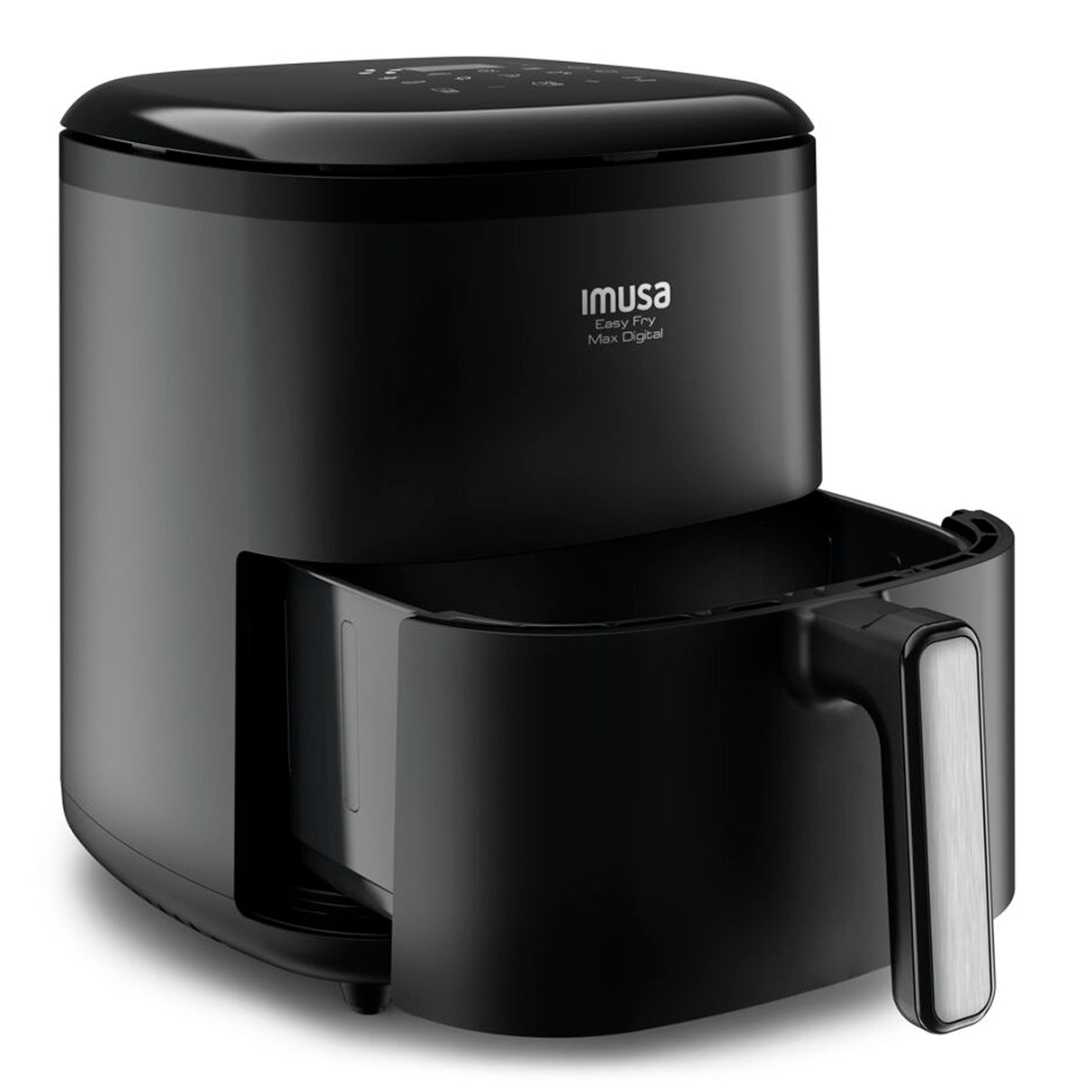 Freidora de Aire Imusa Max Negro 24.7x29.6cm de 5 Litros con Pantalla Digital y con 10 Funciones - FREIDORAS DE AIRE | Bylmo