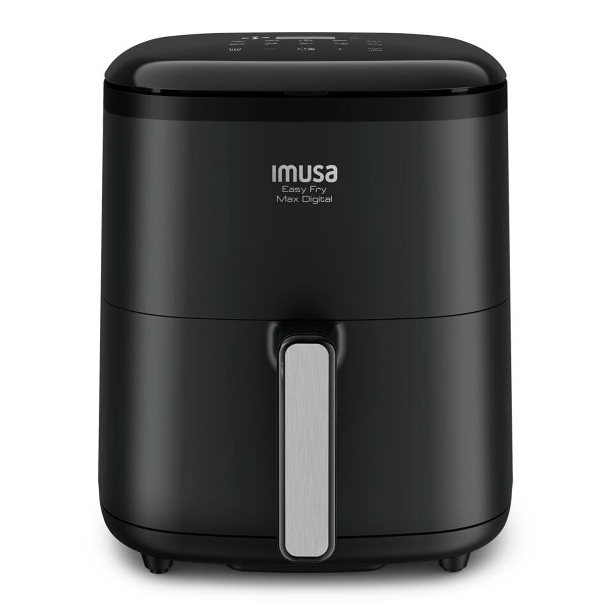 Freidora de Aire Imusa Max Negro 24.7x29.6cm de 5 Litros con Pantalla Digital y con 10 Funciones - FREIDORAS DE AIRE | Bylmo