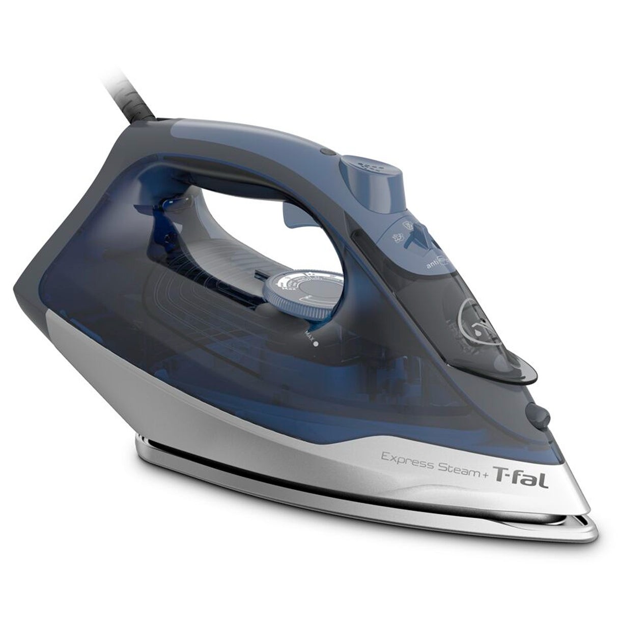 Plancha de Vapor para Ropa T - Fal Express Gris y Blanco 30x15cm con Dispensador de Agua y Apagado Automático - PLANCHAS | Bylmo