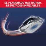 Plancha de Vapor para Ropa T - Fal Express Gris y Blanco 30x15cm con Dispensador de Agua y Apagado Automático - PLANCHAS | Bylmo