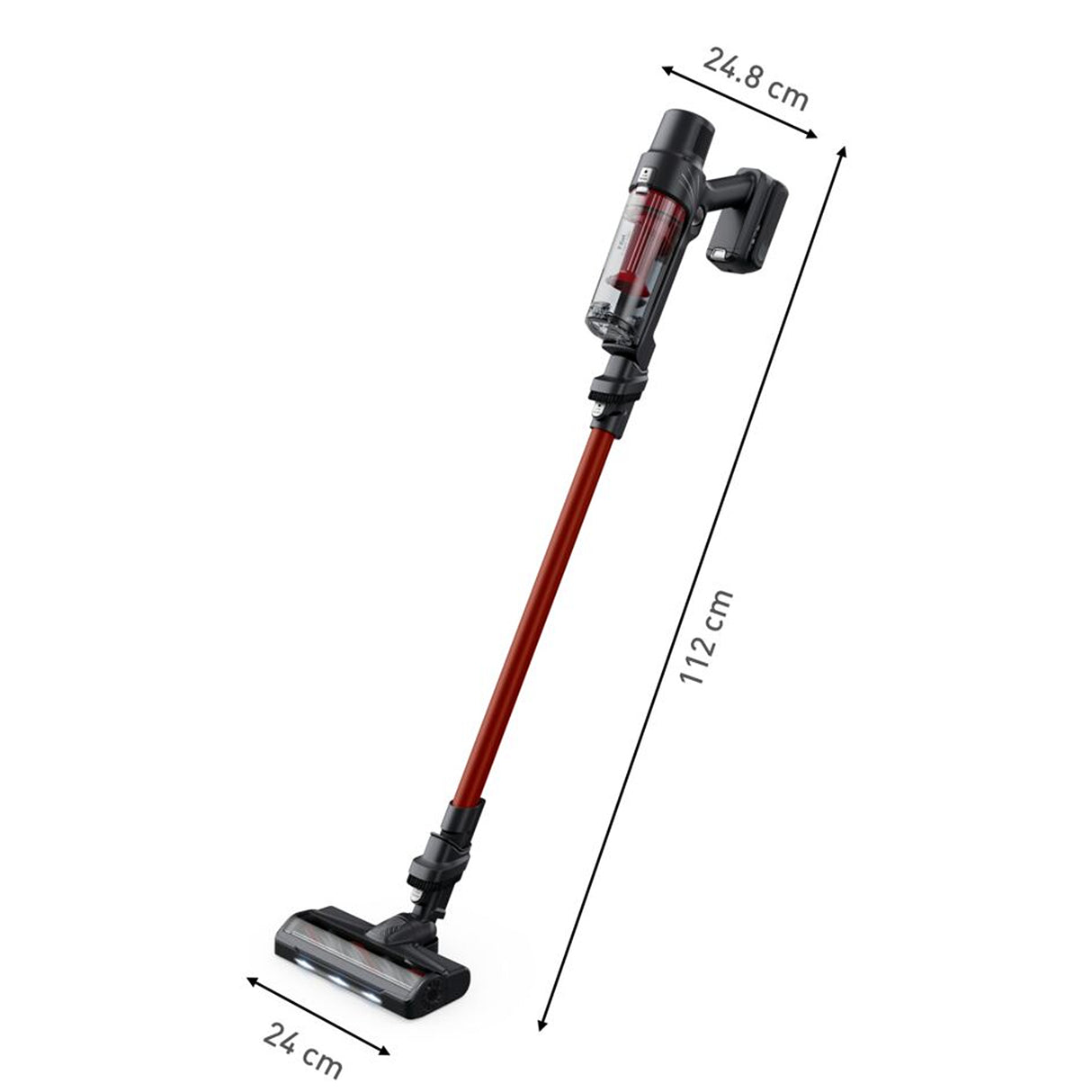 Aspiradora Inalámbrica T - Fal X - PERT Negro 24x112cm de 0.44 Litros - ASPIRADORAS | Bylmo
