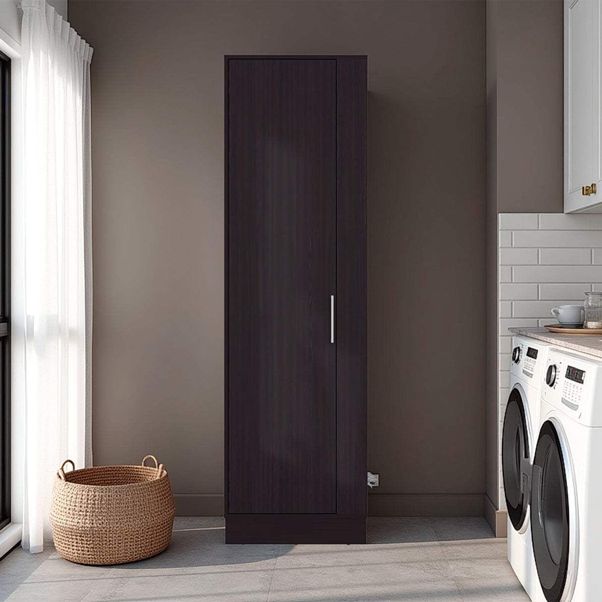 Mueble de Aseo Lilo Wengue 53.6x183.7cm con Una Puerta