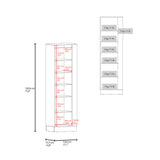 Mueble de Aseo Lilo Wengue 53.6x183.7cm con Una Puerta