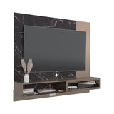 Panel de TV Funes Mamba y Amber 150x130cm para TV Hasta 60" Pulagadas con Un Compartimiento - MUEBLES DE TV | Bylmo