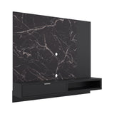 Panel de TV Funes Mamba y Wengue 150x130cm para TV Hasta 60" Pulagadas con Un Compartimiento - MUEBLES DE TV | Bylmo