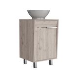 Mueble para Lavamanos Carter Bardolino 45.2x86.4cm Individual con Lavamanos de Sobreponer y con Patas - MUEBLES PARA LAVAMANOS | Bylmo