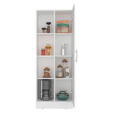 Alacena Felch Blanco 60x160cm y con Una Puerta - ALACENAS Y MUEBLES MICROONDAS | Bylmo