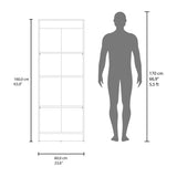 Alacena Juls Blanco 60x160cm y con Dos Puertas