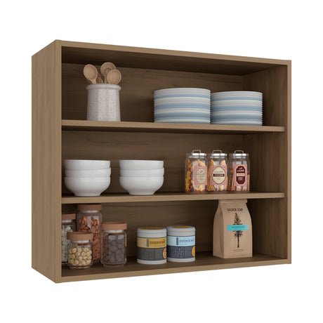 Gabinete de Cocina Gold Kraft Fresno 91.4x76.2cm con Dos Entrepaños - MUEBLES SUPERIORES DE COCINA | Bylmo