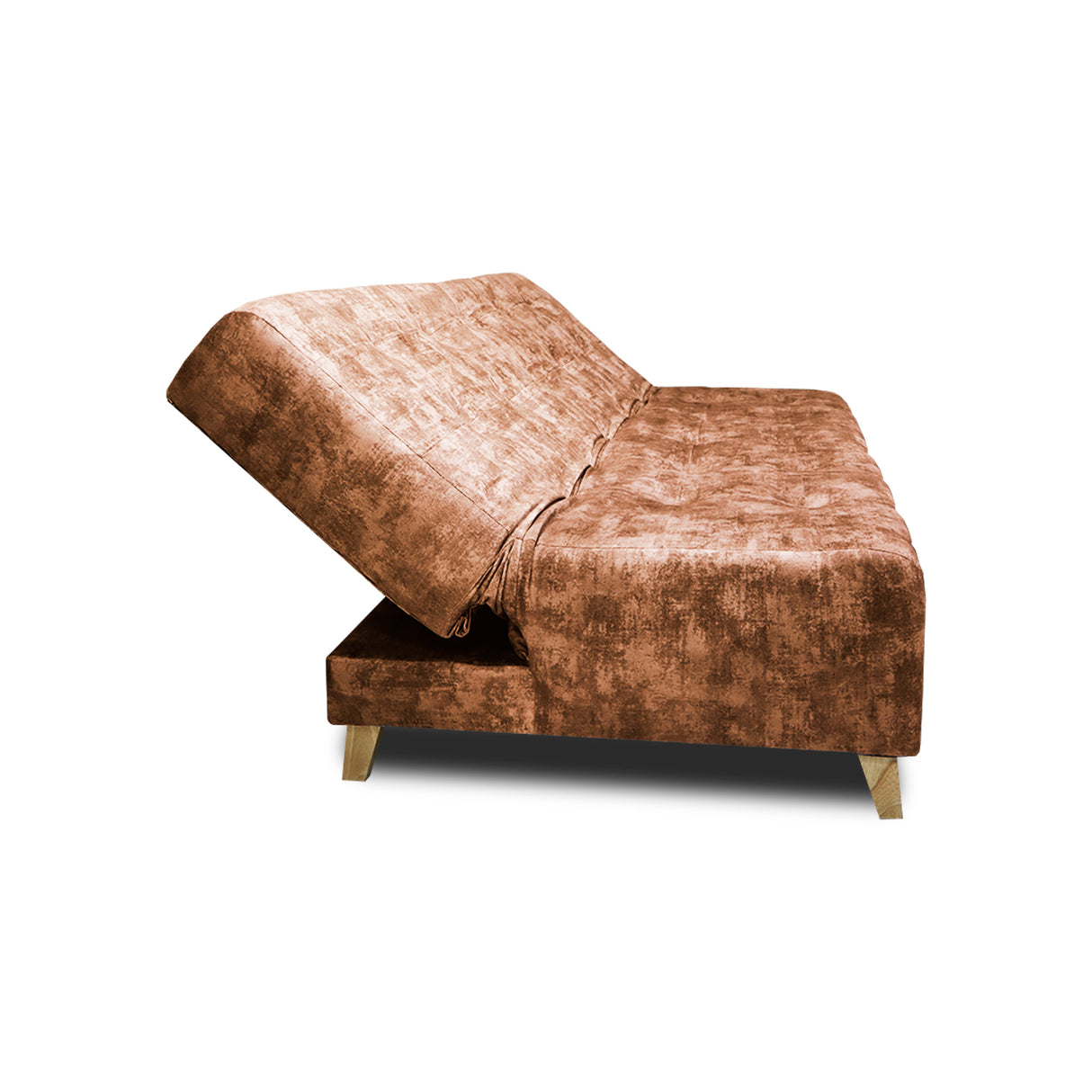 Sofá Cama Seiler Camel 180x94cm Reclinable de Tela Amigable con Mascotas de Tres Puestos con Apoya Brazos - SOFAS Y POLTRONAS | Bylmo