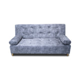 Sofá Cama Seiler Blanco Nieve 180x94cm Reclinable de Tela Amigable con Mascotas de Tres Puestos con Apoya Brazos - SOFAS Y POLTRONAS | Bylmo