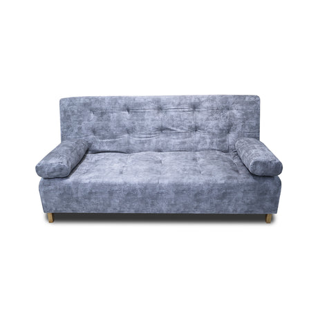 Sofá Cama Seiler Blanco Nieve 180x94cm Reclinable de Tela Amigable con Mascotas de Tres Puestos con Apoya Brazos - SOFAS Y POLTRONAS | Bylmo