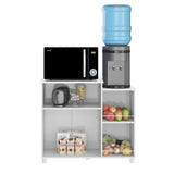 Gabinete Blanco 88x75cm con Tres Compartimientos y Dos Entrepaños - BARRAS Y MUEBLES AUXILIARES | Bylmo