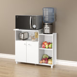 Gabinete Blanco 88x75cm con Tres Compartimientos y Dos Entrepaños - BARRAS Y MUEBLES AUXILIARES | Bylmo