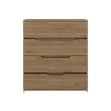 Cajonera Zoe Fresno 80x89.1cm de Cuatro Hileras con Cuatro Cajones - CAJONERAS Y COMODAS | Bylmo