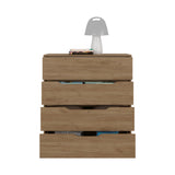 Cajonera Zoe Fresno 80x89.1cm de Cuatro Hileras con Cuatro Cajones - CAJONERAS Y COMODAS | Bylmo