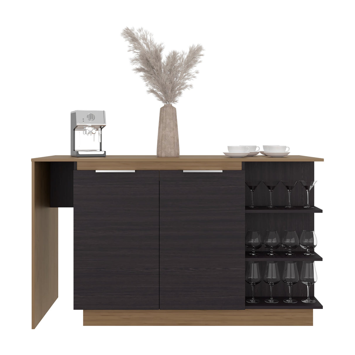 Barra Cocina Lumina Wengue y Fresno - Bylmo